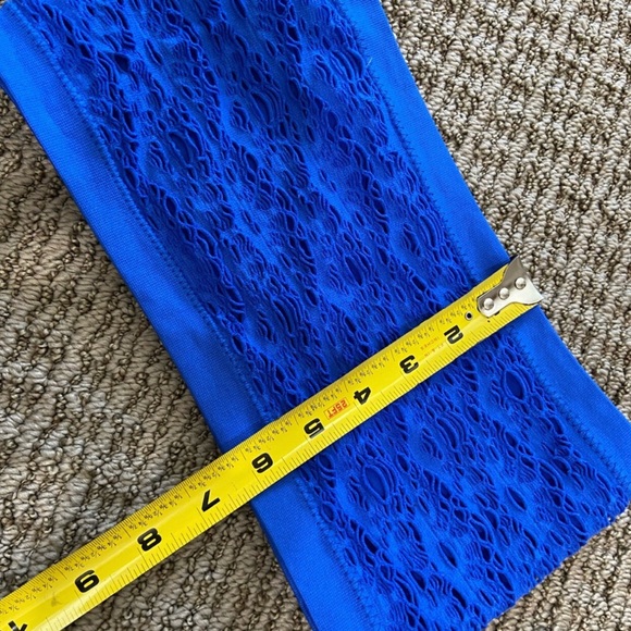 Wet Seal Hooded Lightweight Open Cardigan & Bright Blue Bandeau Top - XS/S - Picture 9 of 9